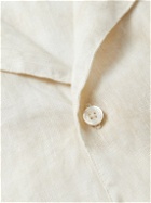 Altea - Baker Camp-Collar Linen Shirt - Neutrals