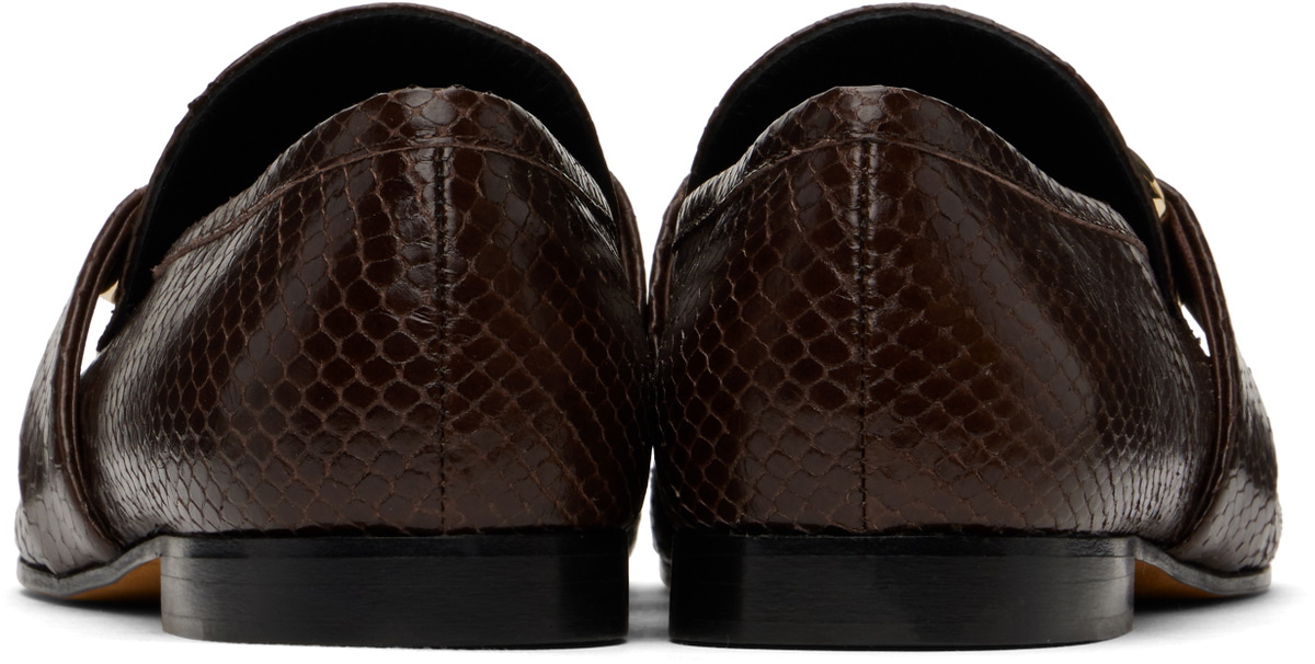 Proenza Schouler Brown Monogram Loafers