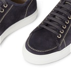 BRIONI - Suede Sneakers - Blue