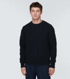 The Row Aldo cable-knit wool-blend sweater