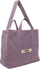 Tekla Purple Beach Tote