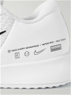 Nike Tennis - NikeCourt Zoom Vapor Pro 2 Rubber-Trimmed Mesh Sneakers - White