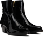 Ernest W. Baker Black Western Boots