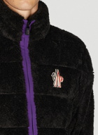 Fleece Zip Jacket in Black