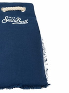 MC2 Saint Barth Blue Boat Linen Backpack