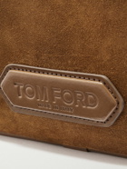 TOM FORD - Logo-Embossed Leather Messenger Bag