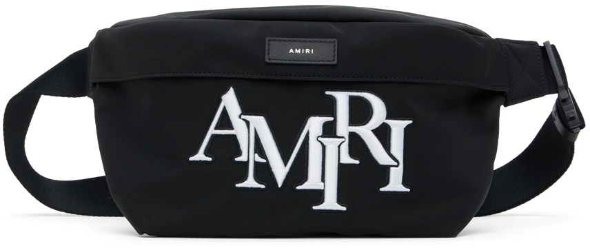 Photo: AMIRI Black 'Amiri' Staggered Bum Bag