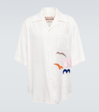 Marni x No Vacancy Inn printed bowling shirt