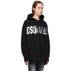 Dsquared2 Black Leaf Yoyo Hoodie