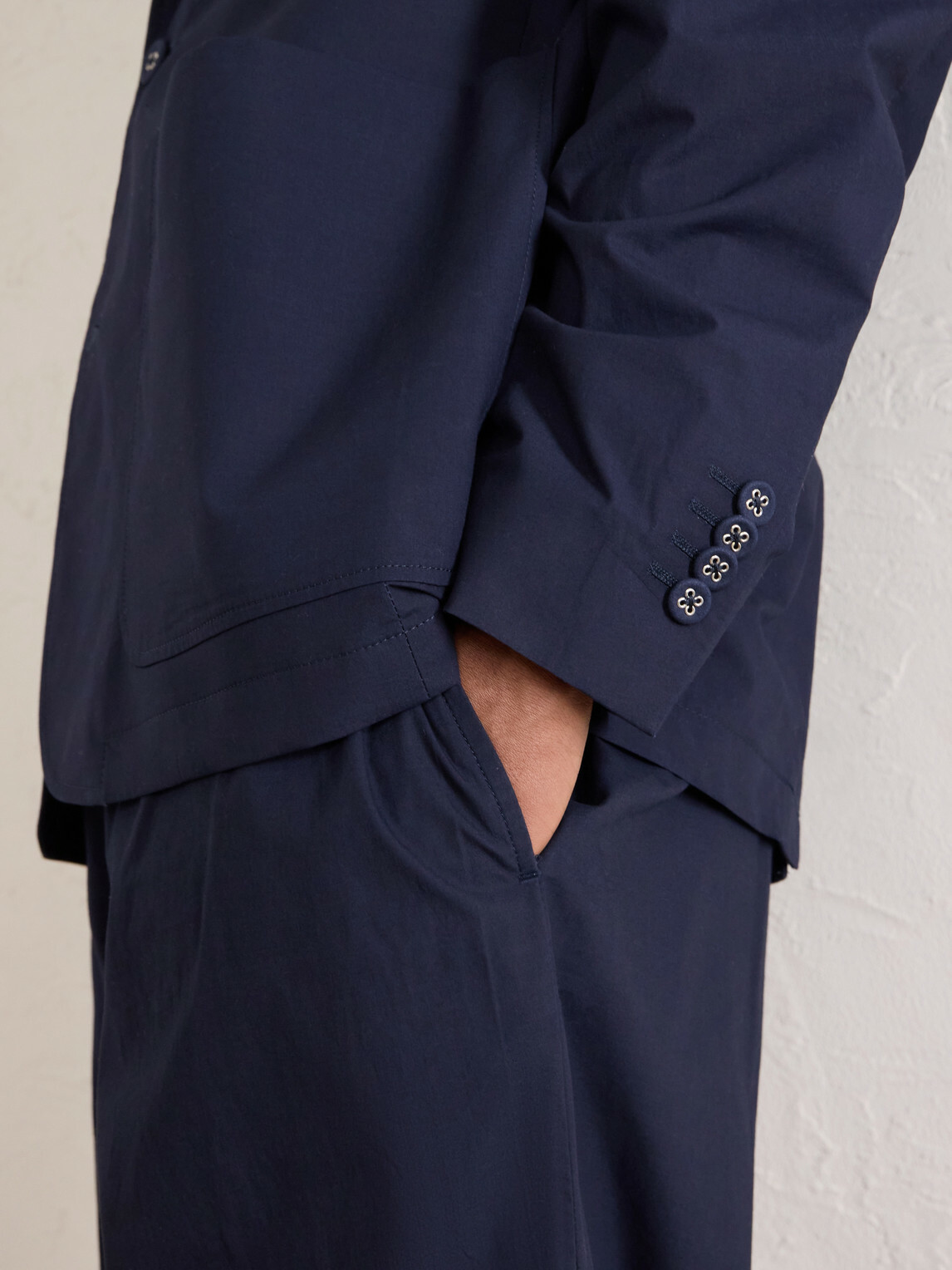 Officine Générale - Cyril Organic Cotton-Poplin Suit Jacket - Blue