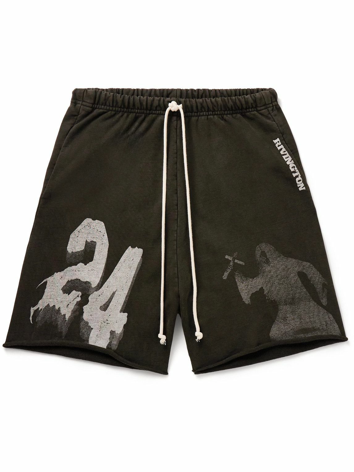 RRR123 - C.V.A. NYC Straight-Leg Logo-Print Cotton-Jersey