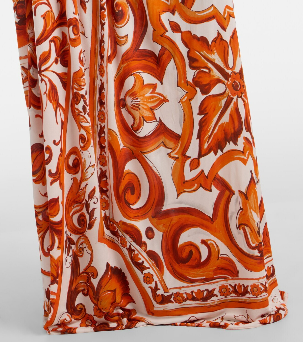 Dolce&Gabbana Majolica organza midi dress