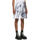 Alexander McQueen White Trompe-lOeil Printed Shorts