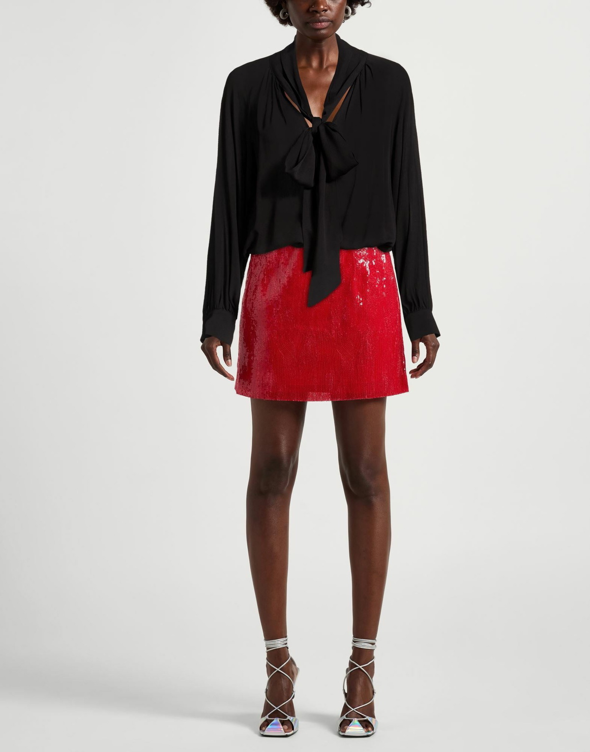 Manila Grace Womens Top in Black