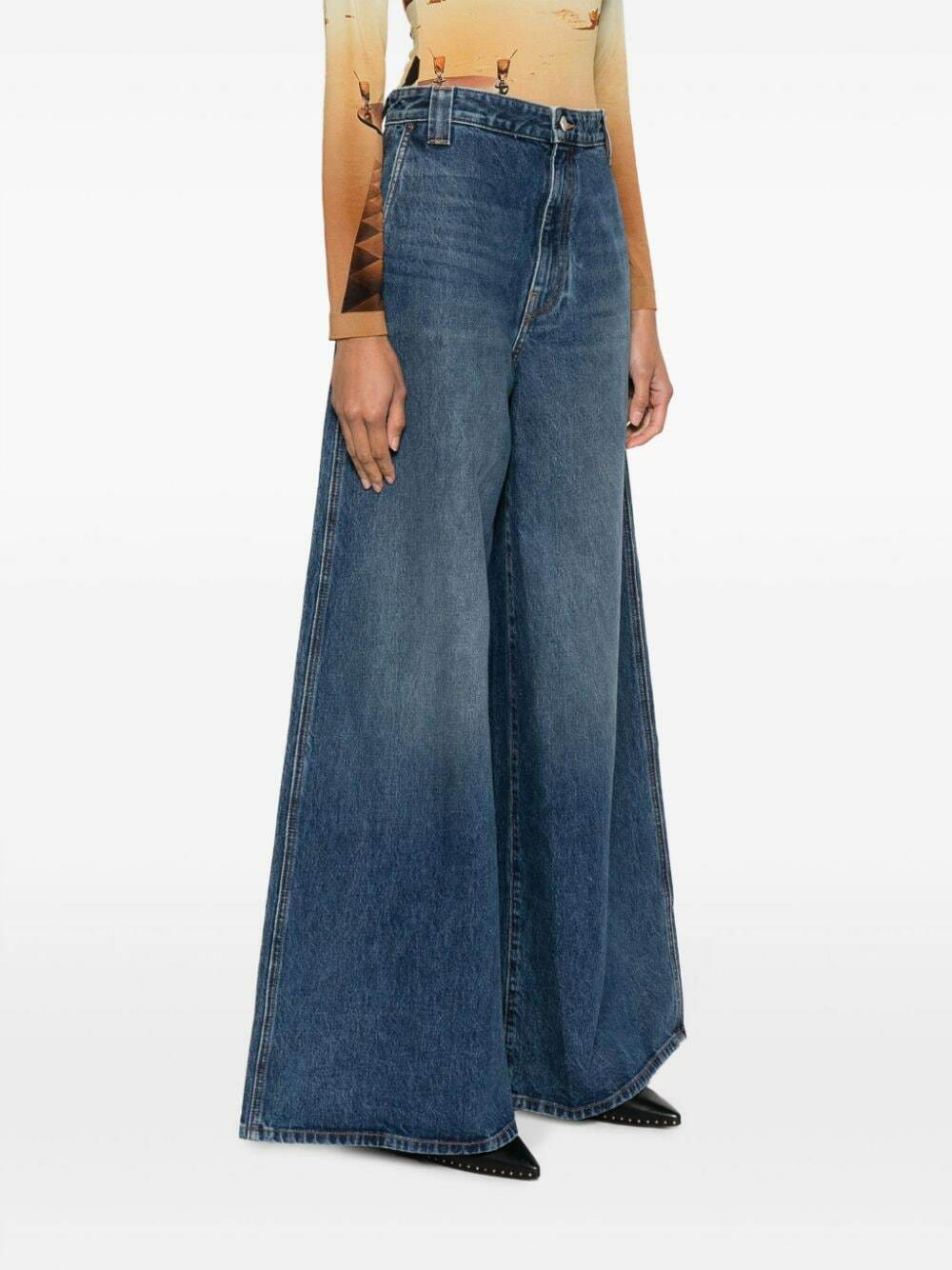 KHAITE - Jacob Denim Cotton Jeans Khaite