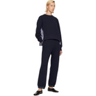 sacai Navy Sponge Sweatpants