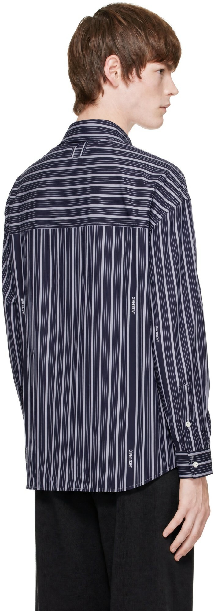JACQUEMUS Navy 'The Cuadro' Shirt