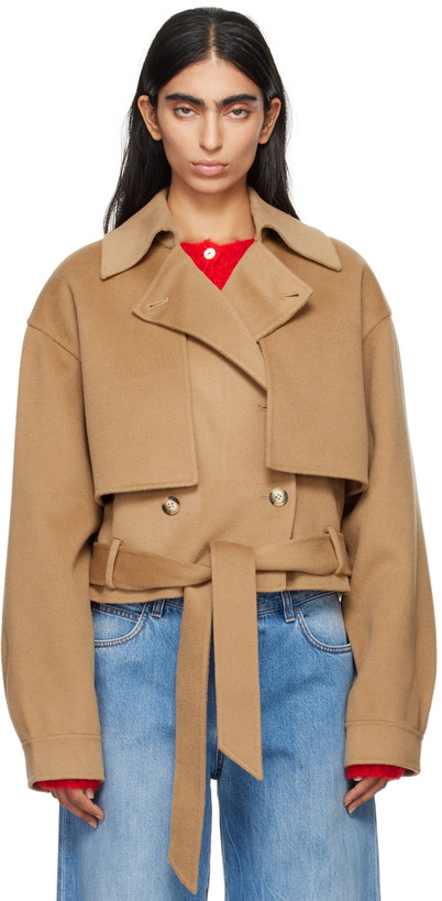 Photo: Nanushka Beige Satoyo Jacket