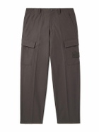 Stone Island - Ghost Straight-Leg Logo-Appliquéd Cotton Cargo Trousers - Brown