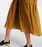 'S Max Mara Etienne cotton and silk voile midi dress