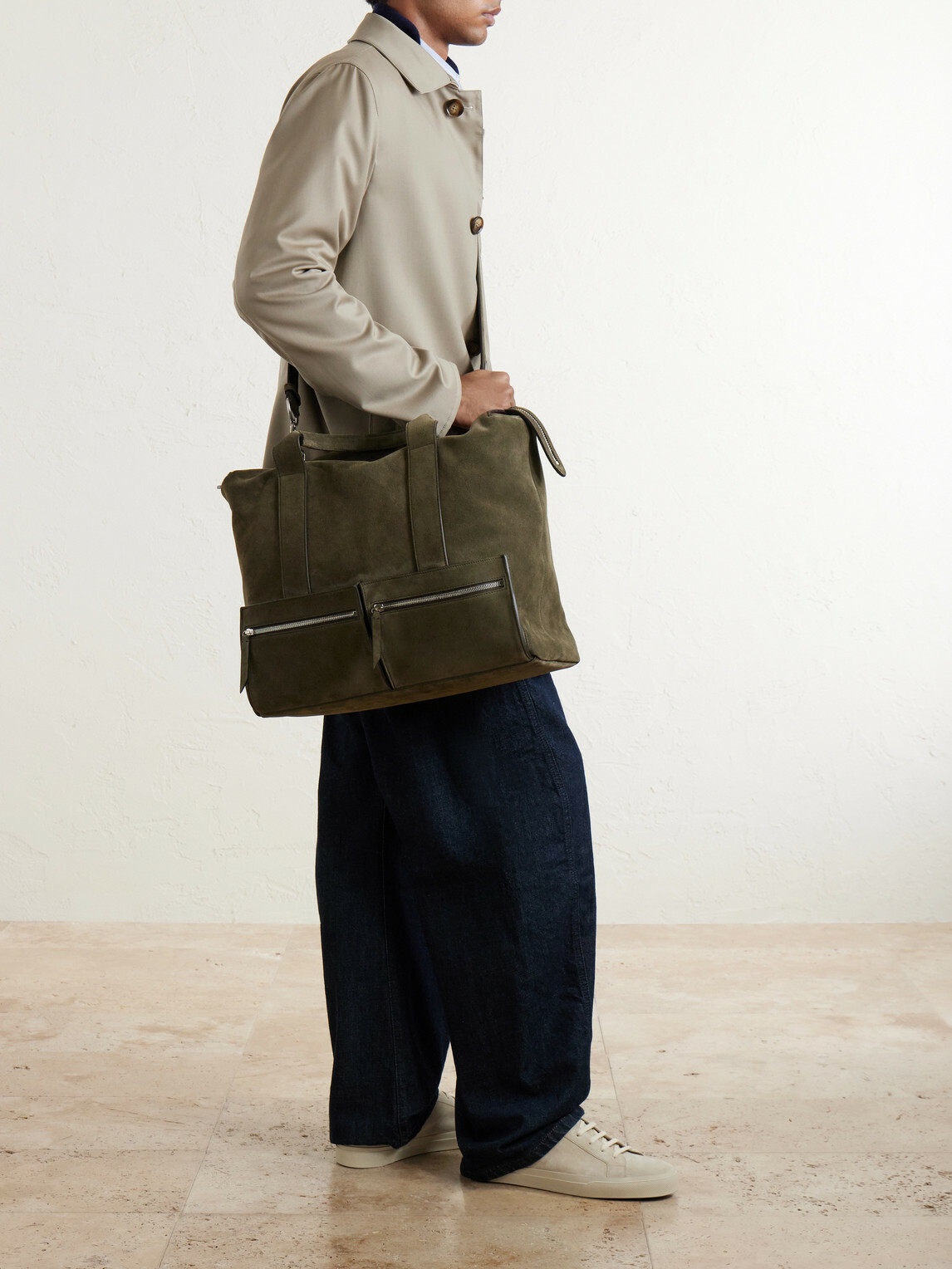 Métier - Racer Suede Tote Bag