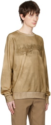 Balmain Beige Printed Sweatshirt