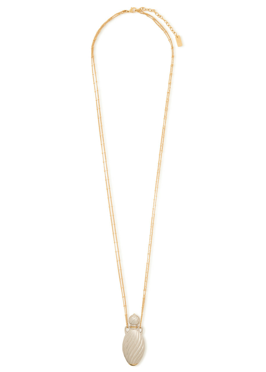 Chloe Chloé Mirror Two-tone Pendant Necklace - Gold - One Size