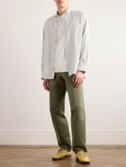 A.P.C. - Chuck Straight-Leg Cotton-Twill Trousers - Green