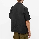 Uniform Bridge Men's Short Sleeve Popover Nylon Shirt in Black
