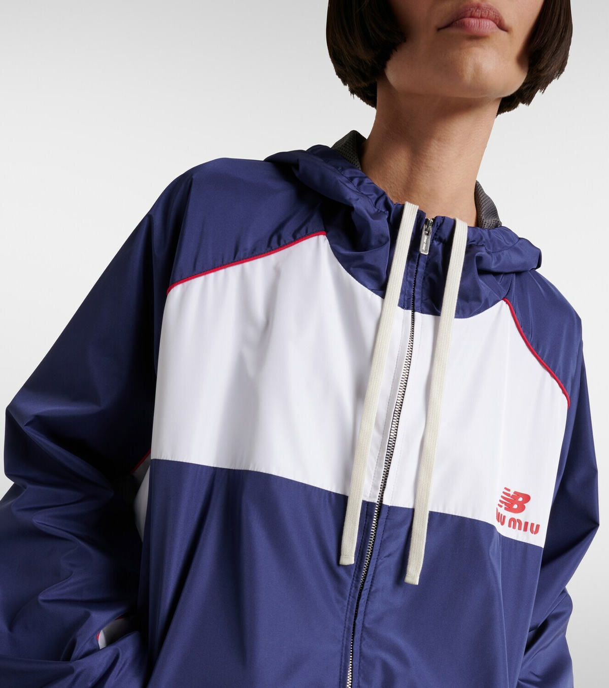 Miu Miu x New Balance poplin track jacket