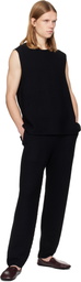 HOMME PLISSÉ ISSEY MIYAKE Black Rustic Knit Vest