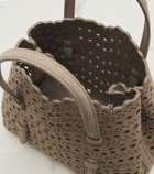 Alaïa Mina 20 Vienne suede top-handle bag