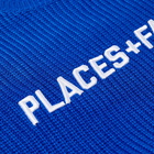 PLACES+FACES Heavy Knitted Crew Sweat in Blue