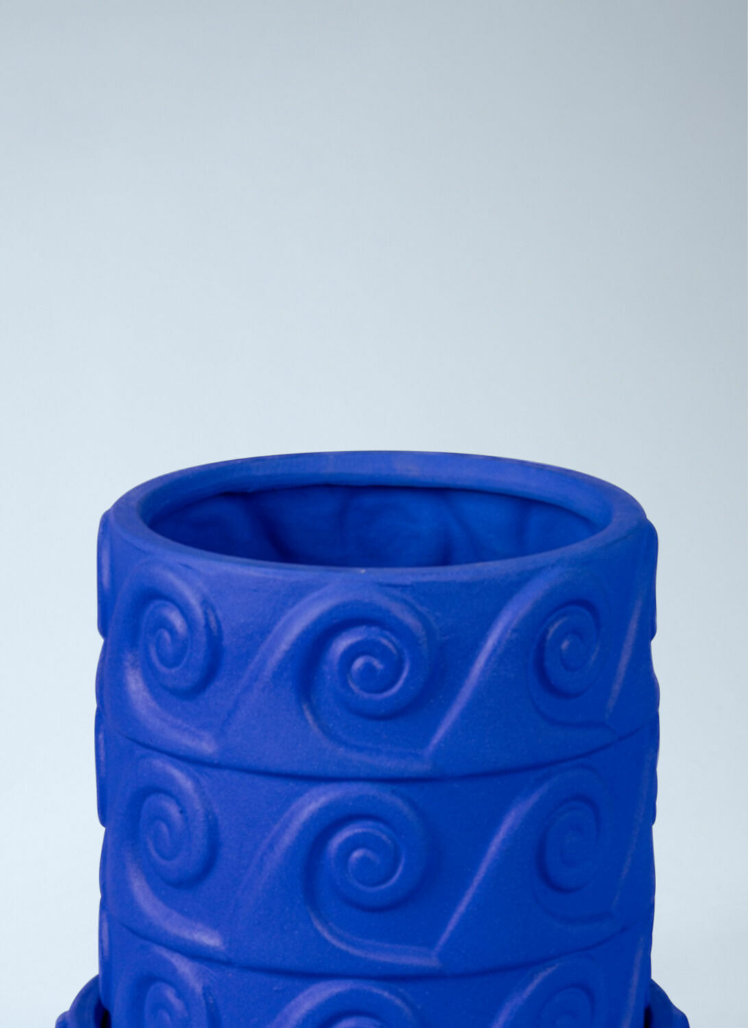 Seletti Magna Graecia Onda Terracotta Vase With Saucer