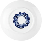 Dolce & Gabbana White & Navy Mediterraneo Dessert Plate Set