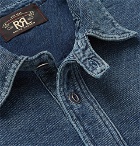 RRL - Cotton-Terry Half-Placket Shirt - Men - Blue