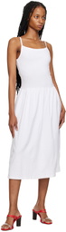 Gil Rodriguez White LaPointe Midi Dress
