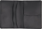 YOHJI YAMAMOTO Black Leather Card Holder