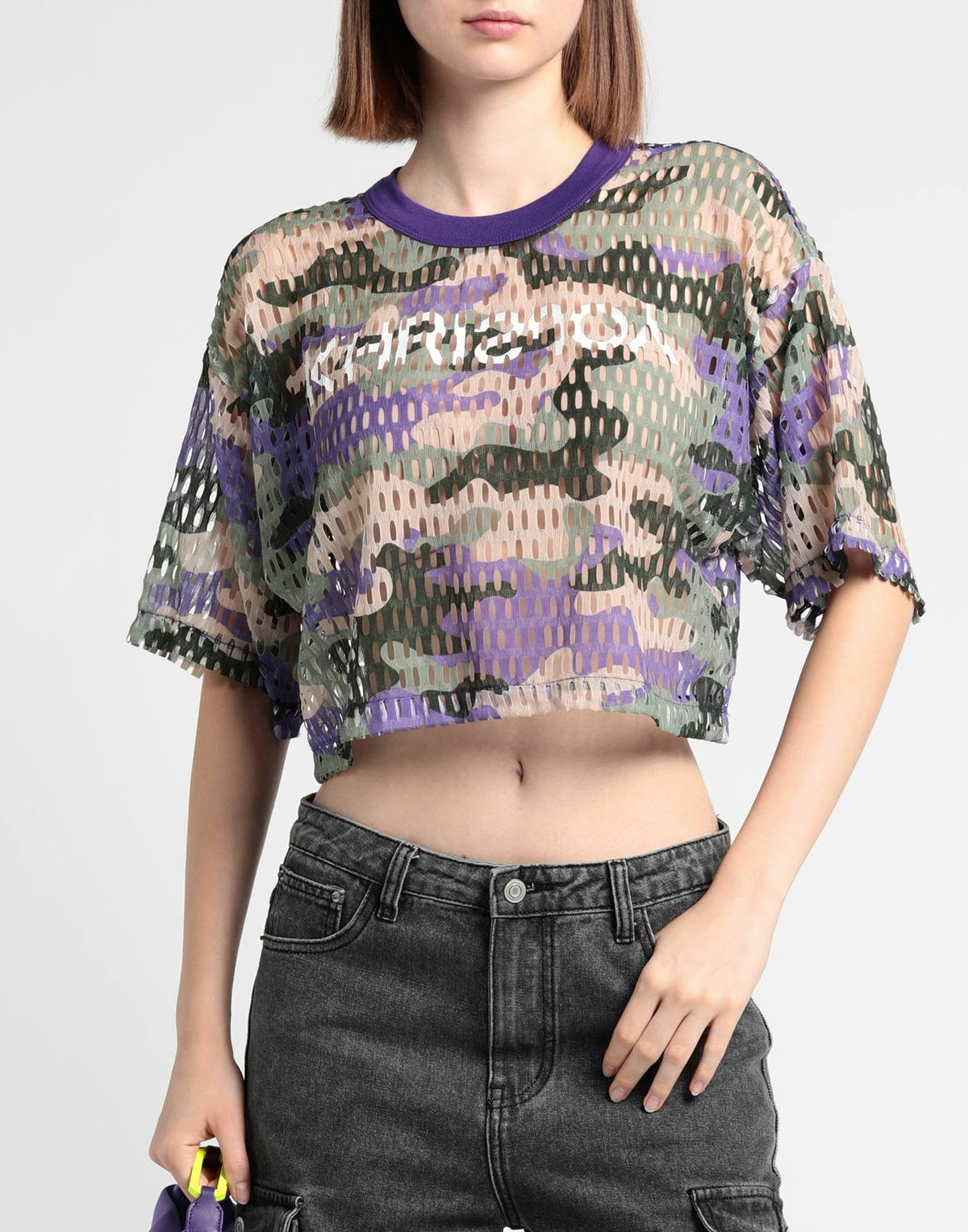 Khrisjoy Womens T-shirt in Purple