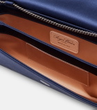 Roger Vivier Efflorescence embellished satin clutch