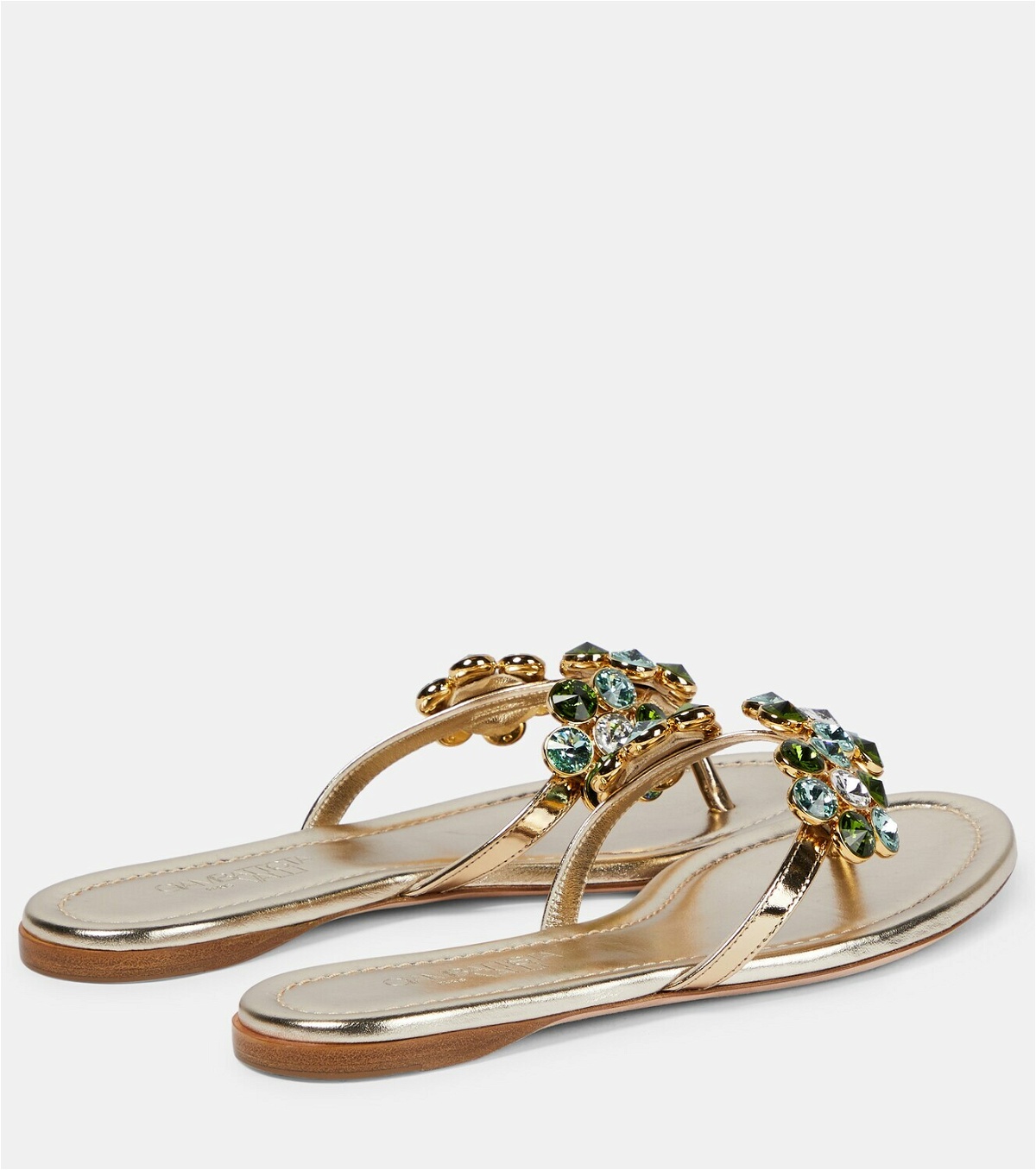 Giambattista Valli - Embellished leather thong sandals Giambattista Valli