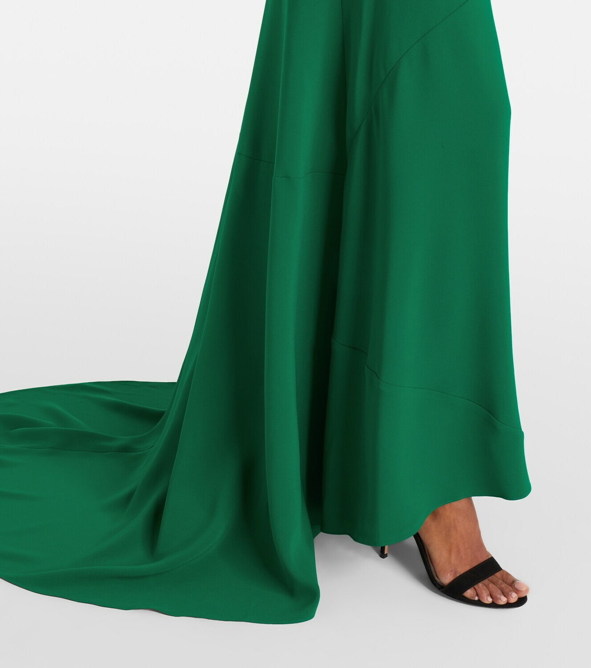 Oscar de la Renta Silk-blend gown