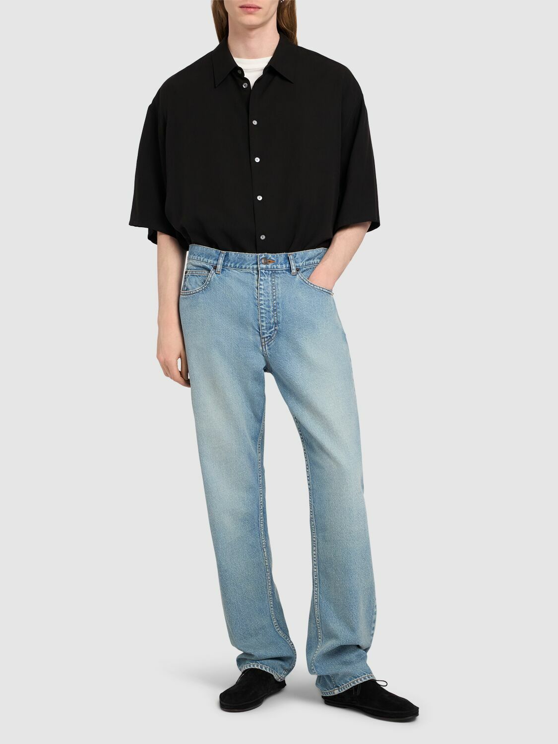 THE ROW Fred Cotton Denim Jeans The Row