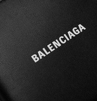 Balenciaga - Logo-Print Leather Zip-Around Wallet - Black