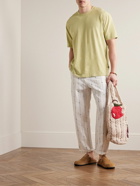 NN07 - Adam 3266 Slub Linen and Cotton-Blend Jersey T-Shirt - Green