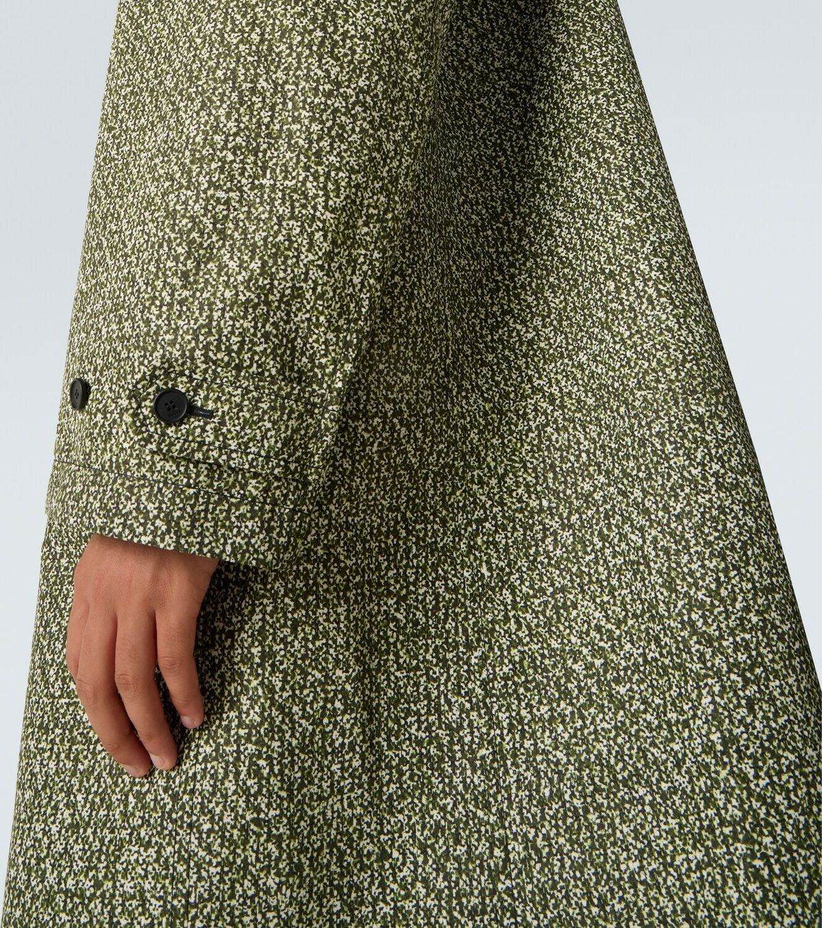 Gucci Printed poplin car coat