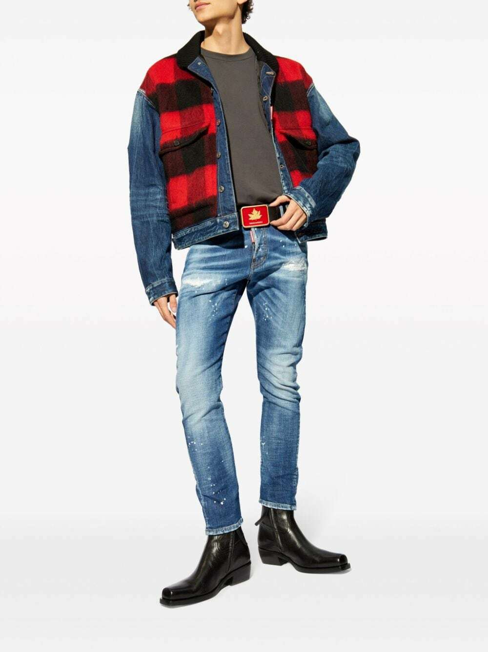 Dsquared² Blue Cotton Skinny Jeans main image 1