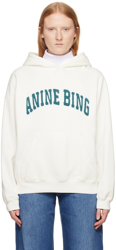 Photo: ANINE BING White Harvey Hoodie