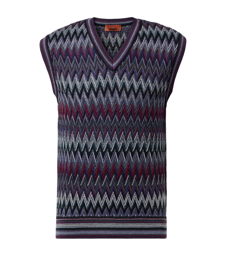 Photo: Missoni Zigzag wool sweater vest