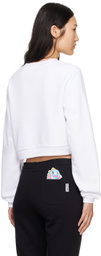 Moschino White Puzzle Bobble Sweatshirt